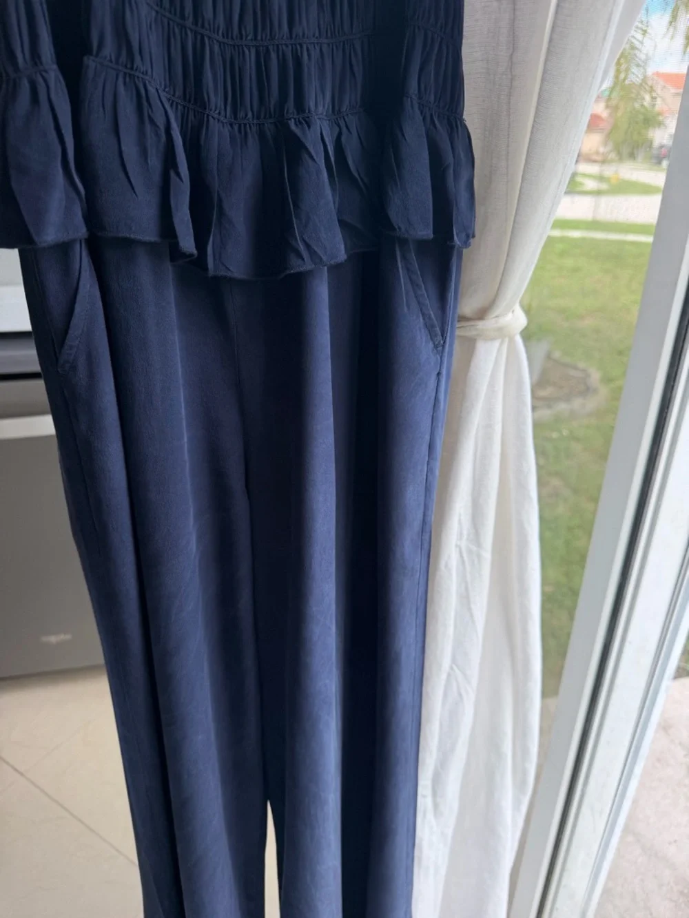 Tory Burch Costa silk jumpsuit